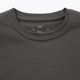 キッズ　綿天竺編みクルーネック長袖Ｔシャツ　無地