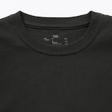 キッズ　綿天竺編みクルーネック長袖Ｔシャツ　無地