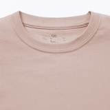 キッズ　綿天竺編みクルーネック長袖Ｔシャツ　無地