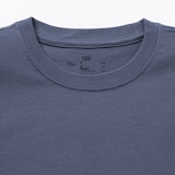 キッズ　綿天竺編みクルーネック長袖Ｔシャツ　無地