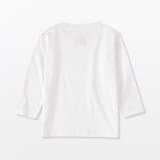 ベビー　あたまするっと　綿天竺編みクルーネック長袖Ｔシャツ　無地