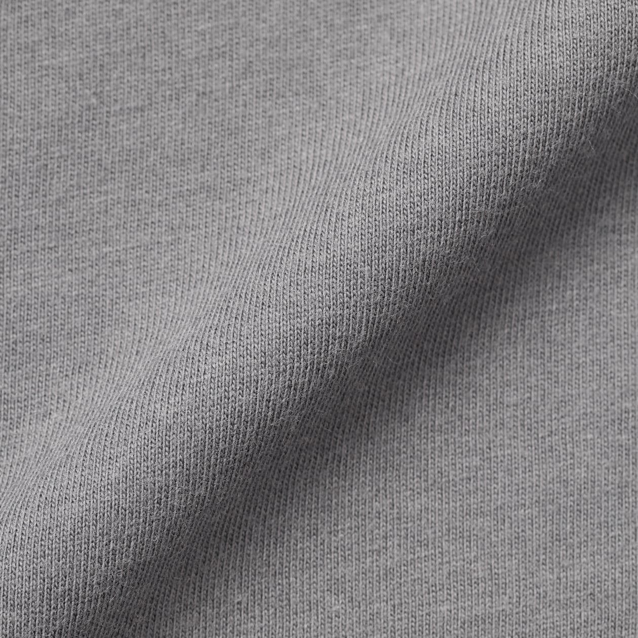 ベビー　あたまするっと　綿天竺編みクルーネック長袖Ｔシャツ　無地