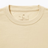 ベビー　あたまするっと　綿天竺編みクルーネック長袖Ｔシャツ　無地