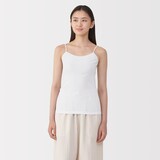 婦人　さらっと綿　薄手　キャミソール