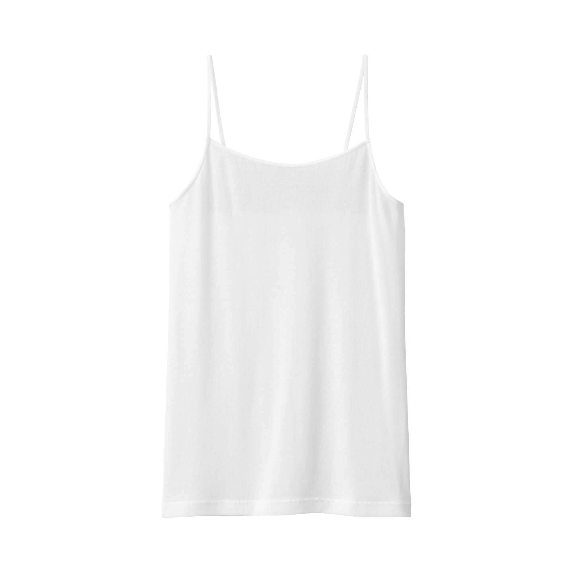 婦人　さらっと綿　薄手　キャミソール