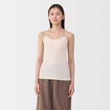 婦人　さらっと綿　薄手　キャミソール