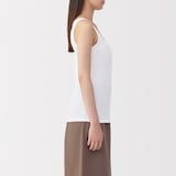 婦人　さらっと綿　薄手　タンクトップ