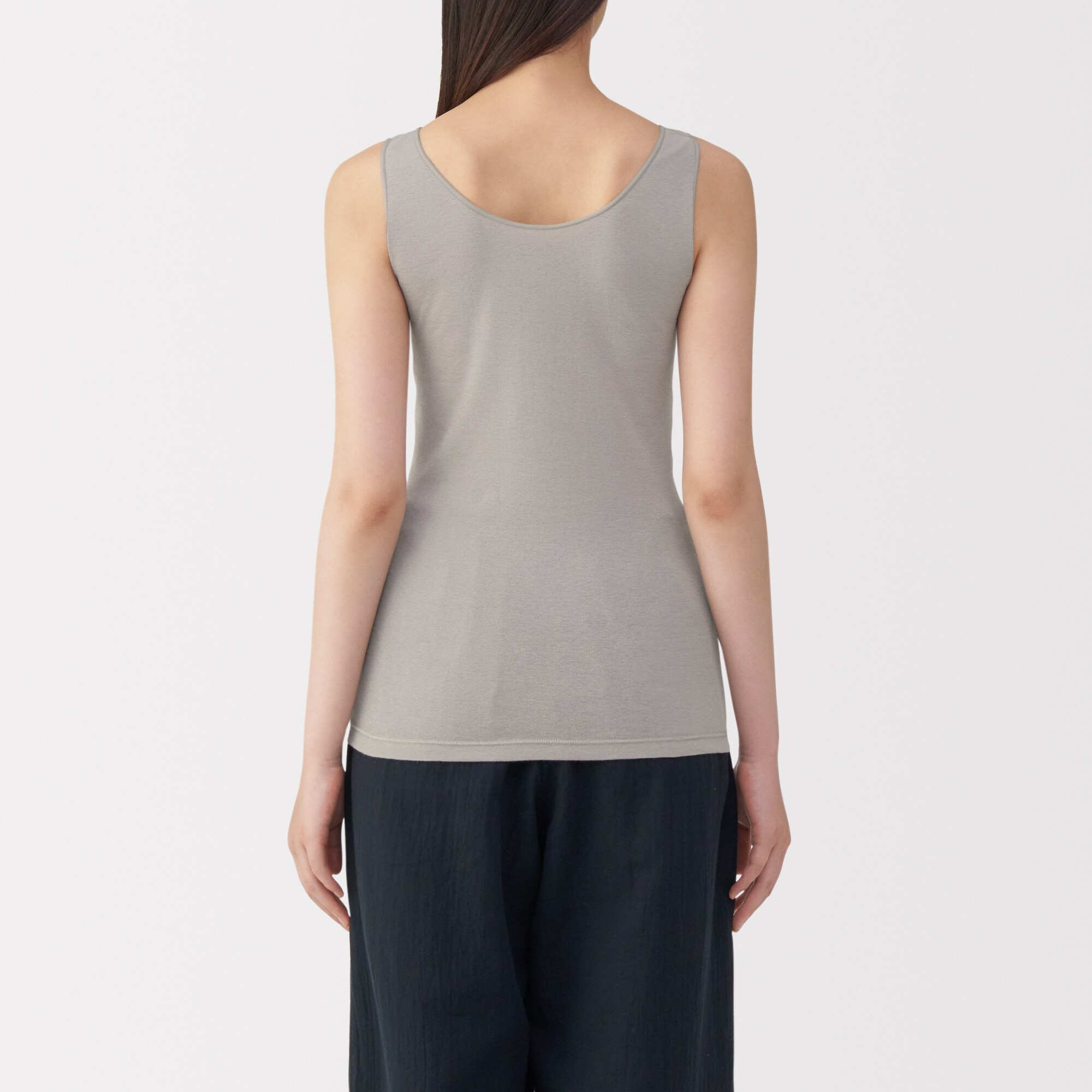 婦人　さらっと綿　薄手　タンクトップ