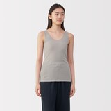 婦人　さらっと綿　薄手　タンクトップ