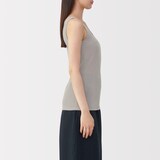 婦人　さらっと綿　薄手　タンクトップ