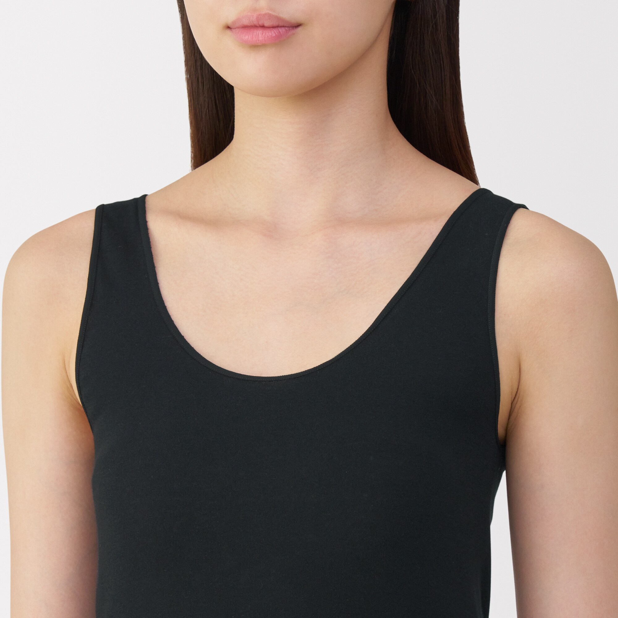 婦人　さらっと綿　薄手　タンクトップ