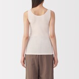 婦人　さらっと綿　薄手　タンクトップ