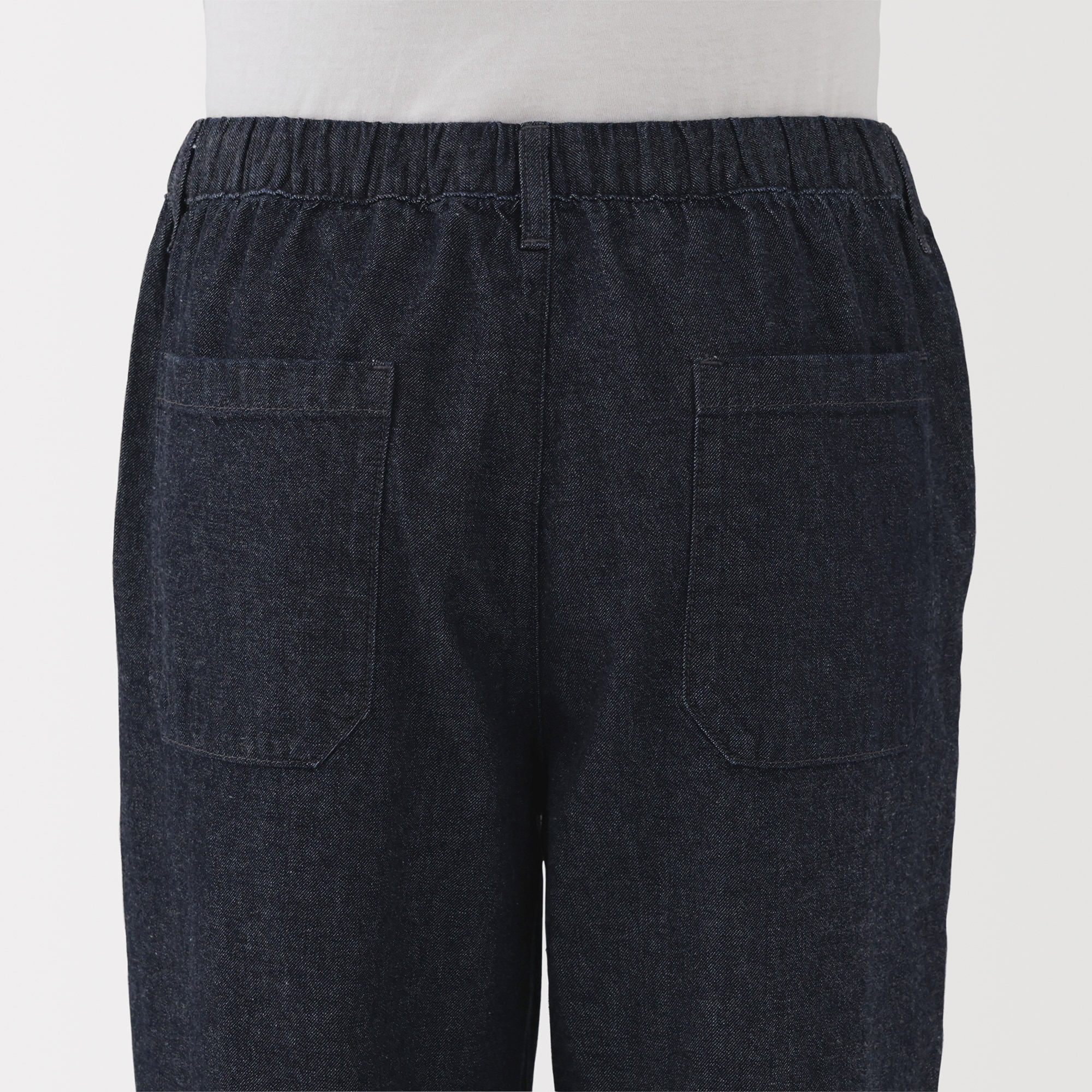 紳士 洗いざらしデニムイージーパンツ インディゴ | 無印良品