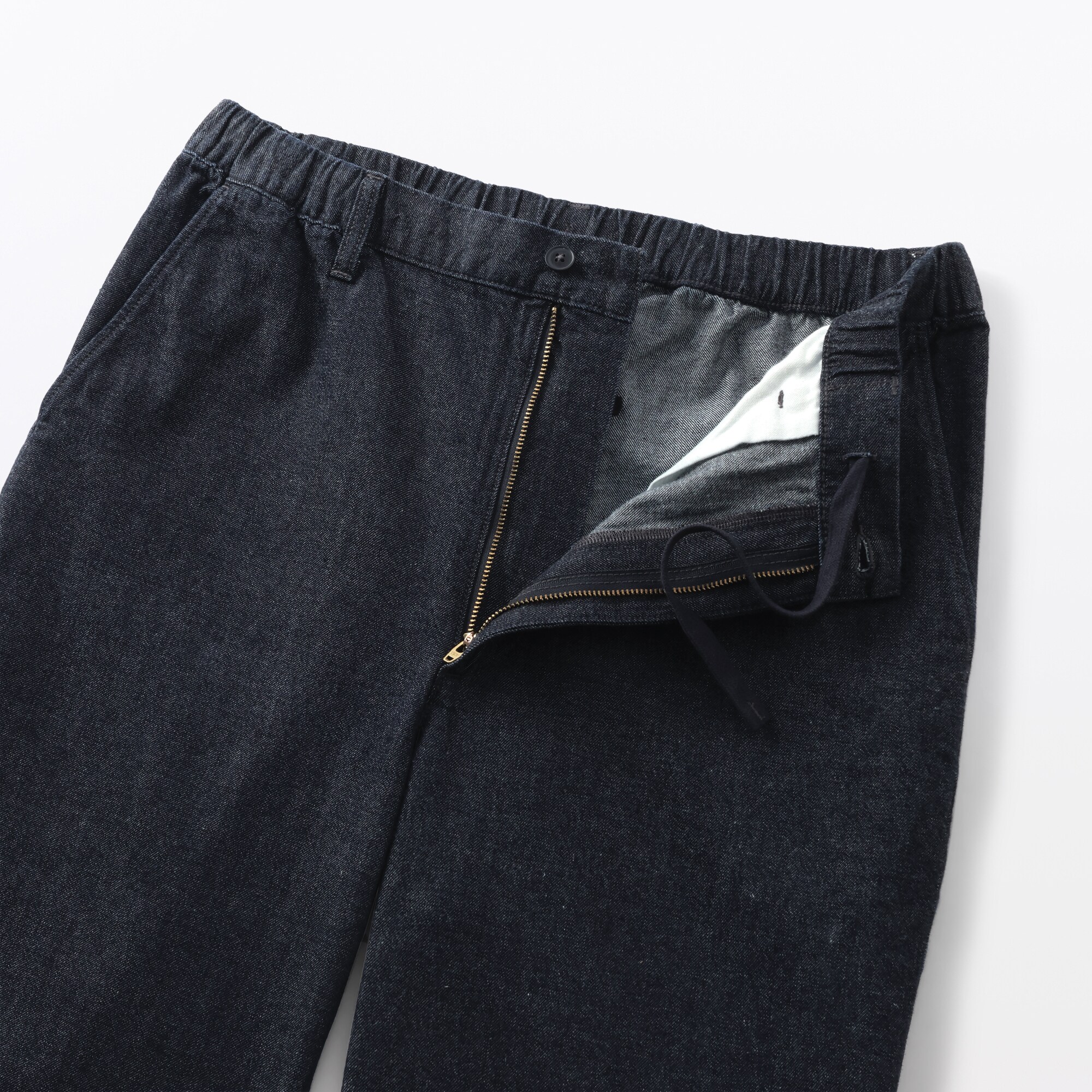 紳士 洗いざらしデニムイージーパンツ インディゴ | 無印良品