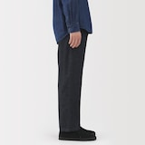 紳士　洗いざらしデニムイージーパンツ　インディゴ