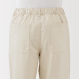 紳士　洗いざらしデニムイージーパンツ　生成