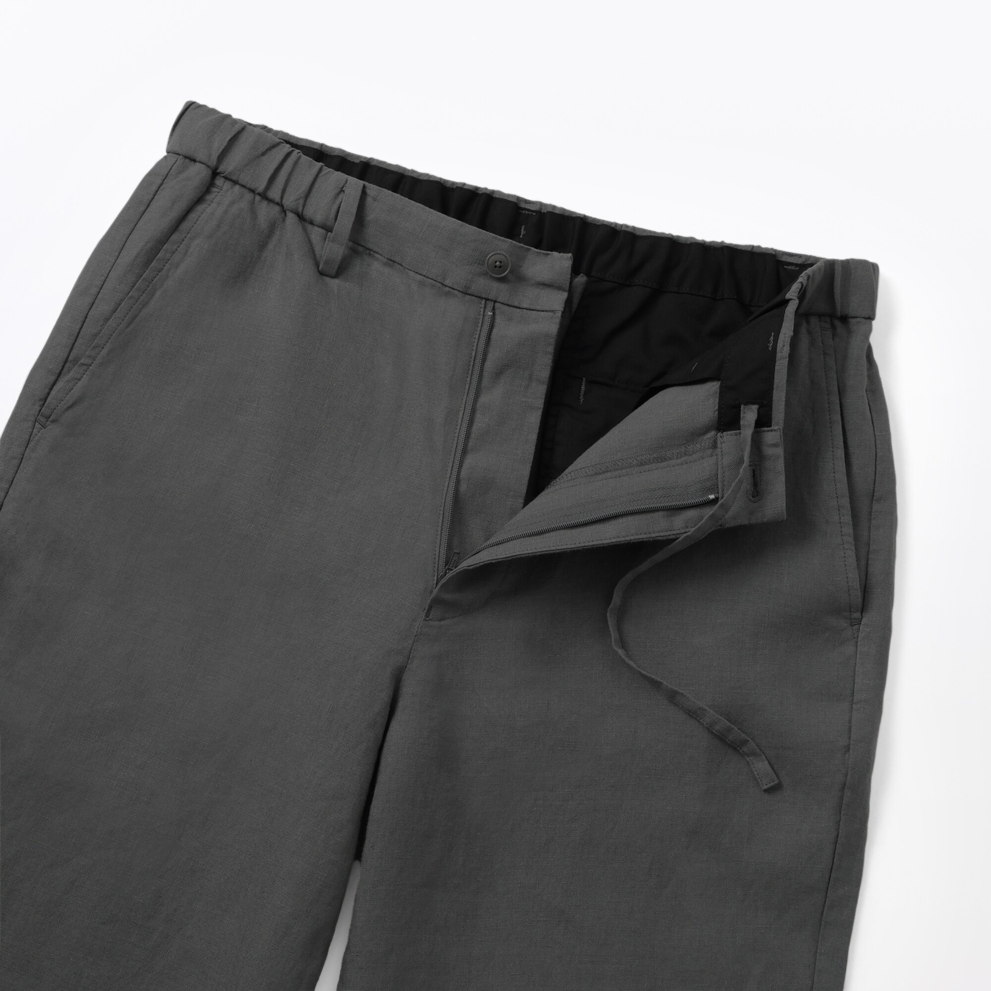 紳士　リネン洗いざらしテーパードパンツ（ＡＳＥＡＮ）