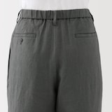 紳士　リネン洗いざらしテーパードパンツ（ＡＳＥＡＮ）