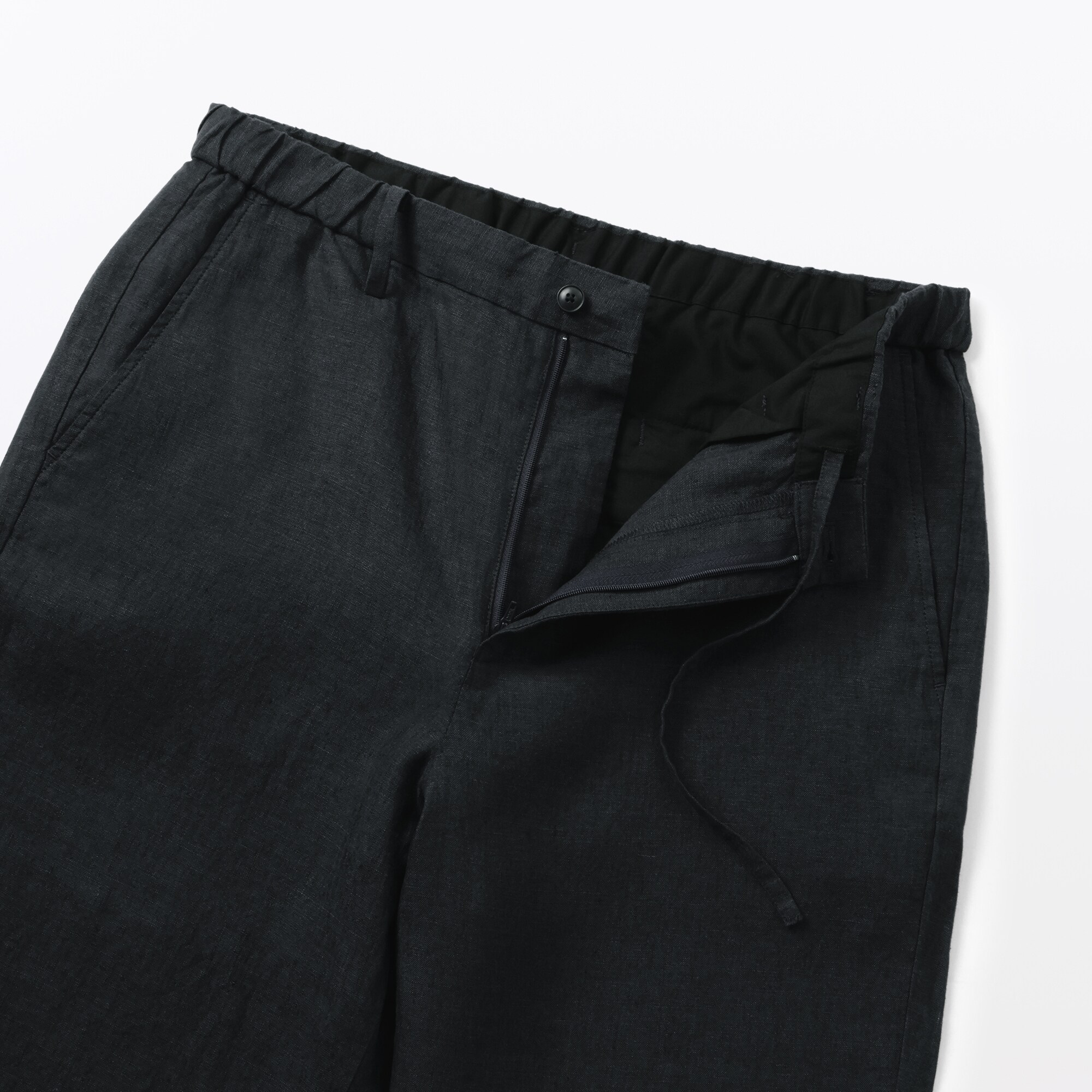 紳士　リネン洗いざらしテーパードパンツ（ＡＳＥＡＮ）