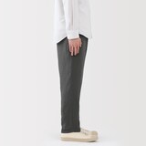 紳士　リネン洗いざらしテーパードパンツ（ＡＳＥＡＮ）