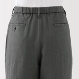 紳士　リネン洗いざらしテーパードパンツ（ＡＳＥＡＮ）