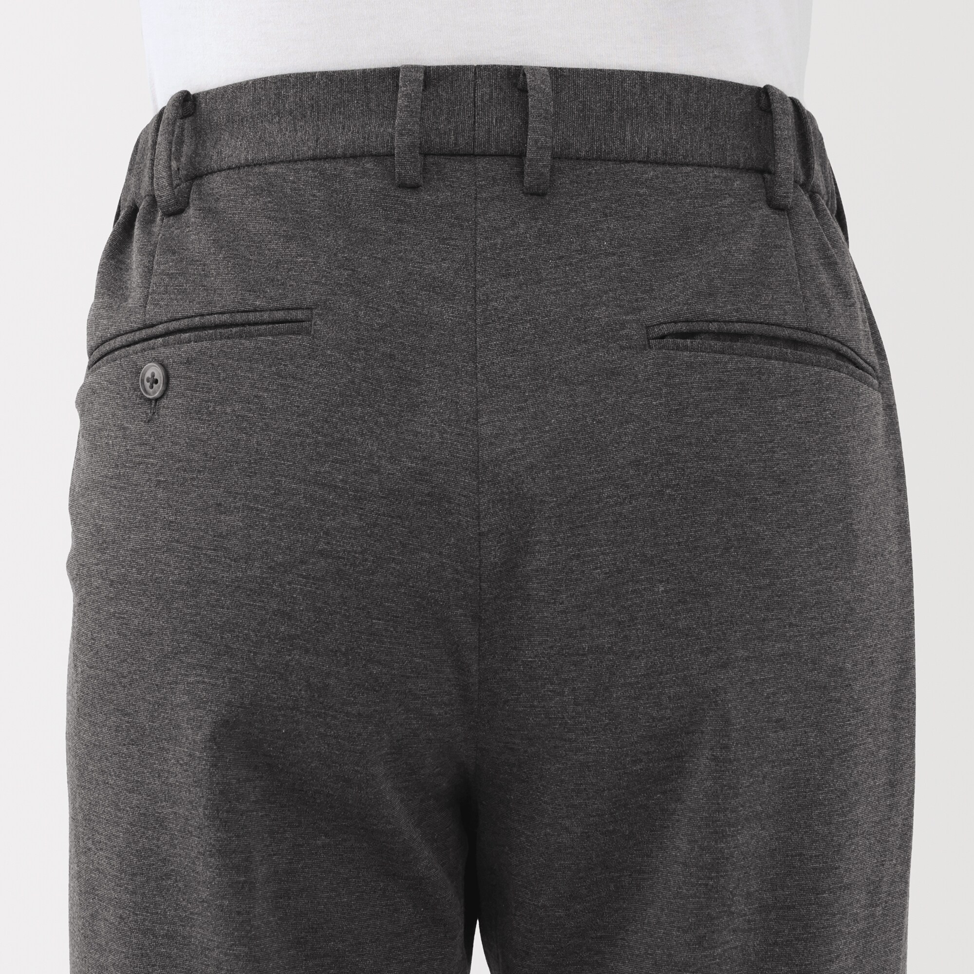 紳士 ストレッチジャージーノータックパンツ | 無印良品