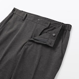 紳士　ストレッチジャージーノータックパンツ