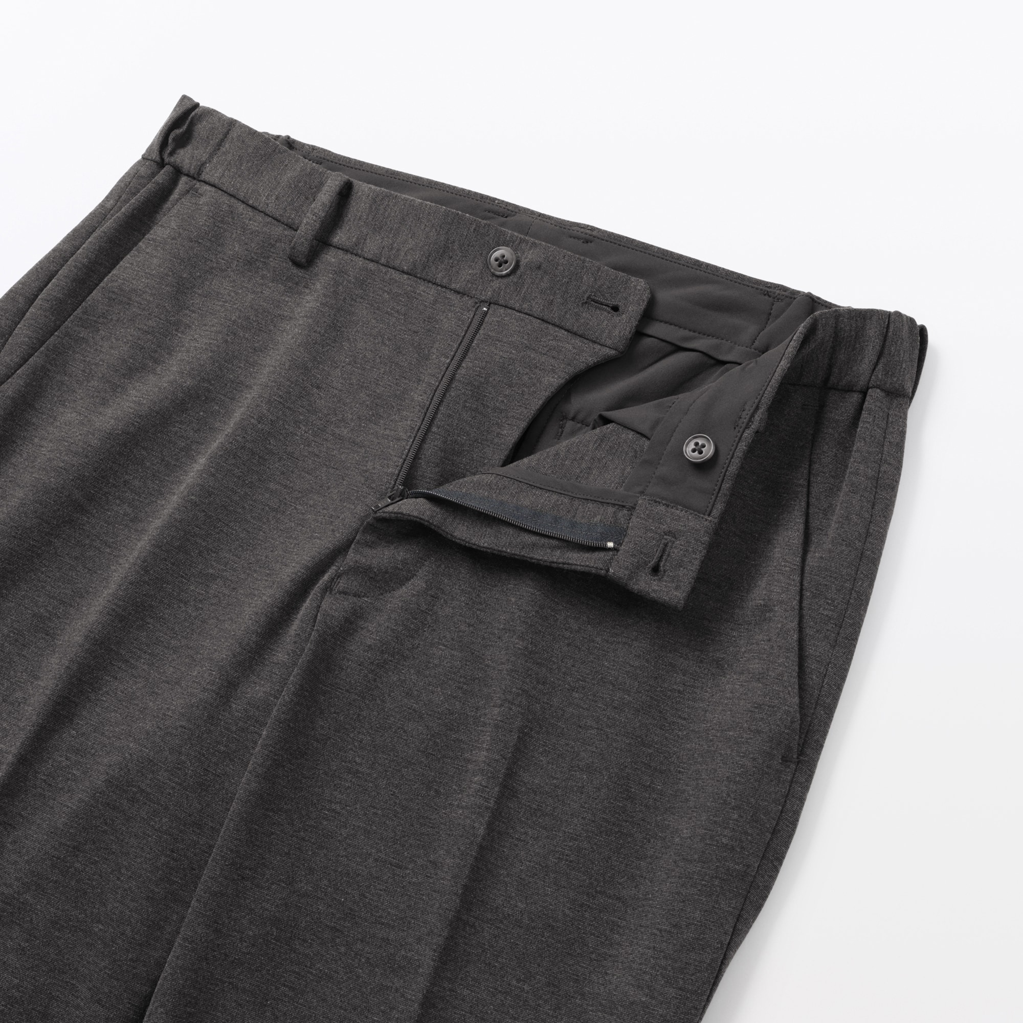 紳士　ストレッチジャージーノータックパンツ