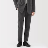 紳士　ストレッチジャージーノータックパンツ