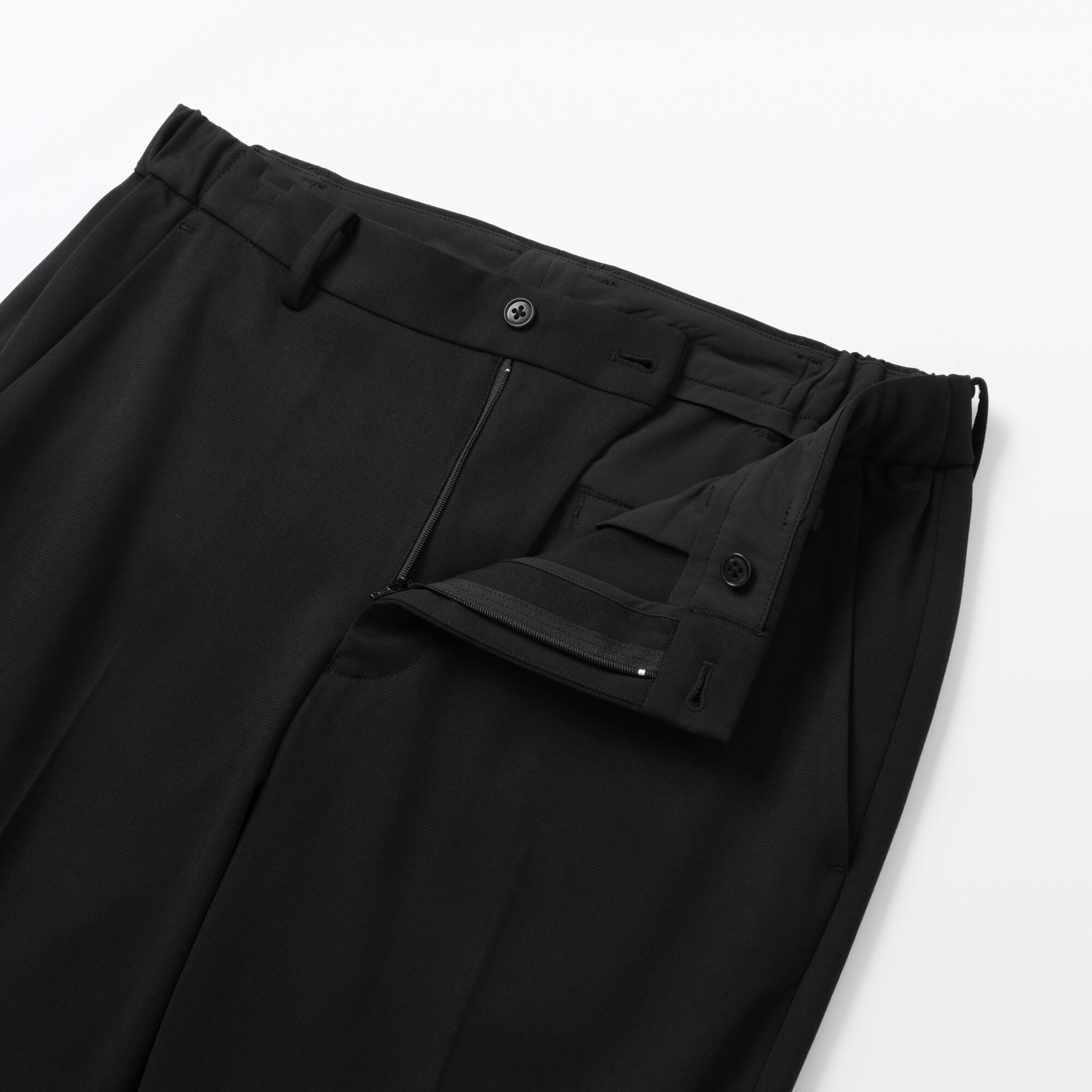 紳士　ストレッチジャージーノータックパンツ