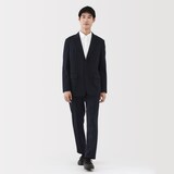 紳士　ストレッチジャージーノータックパンツ