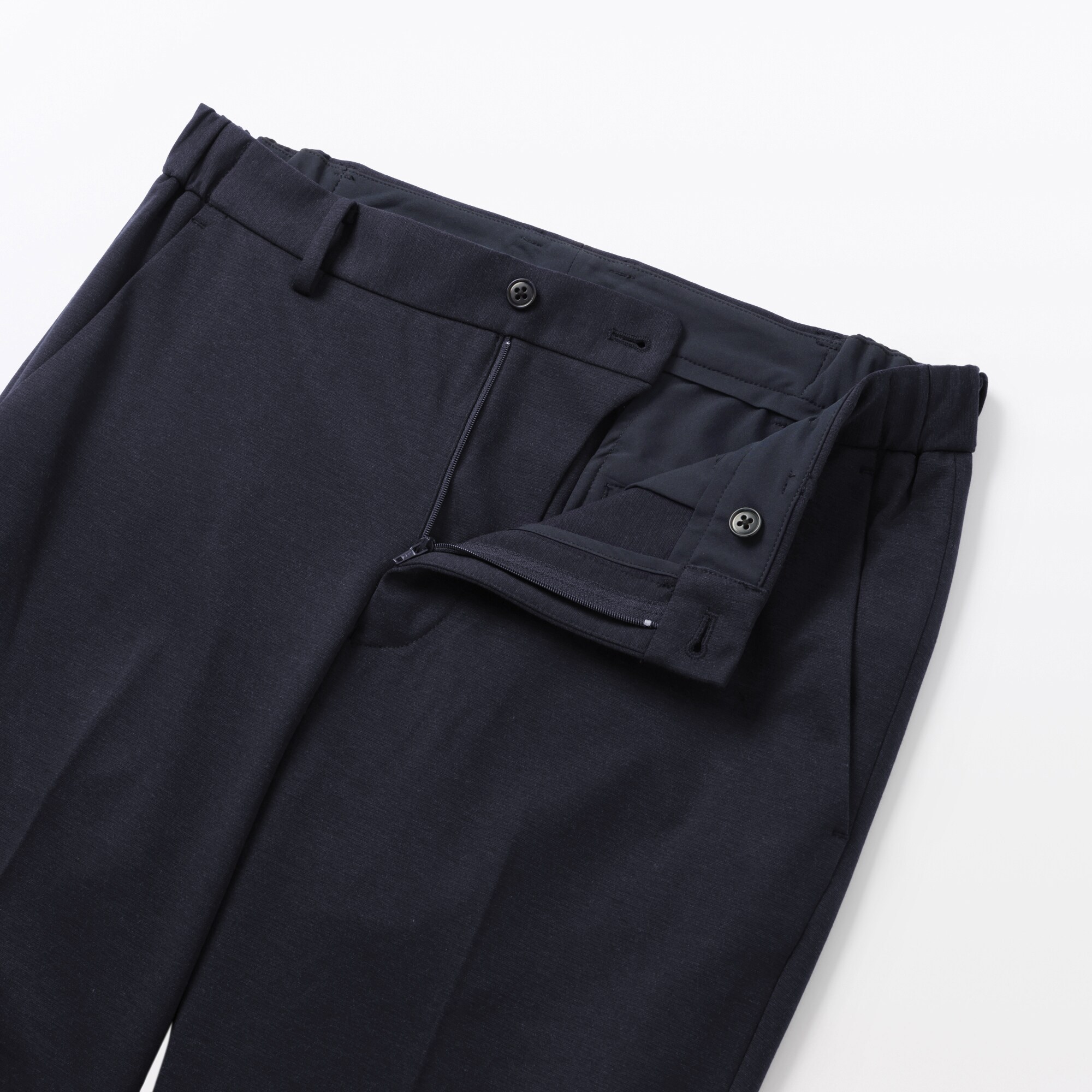 紳士　ストレッチジャージーノータックパンツ