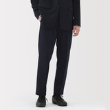 紳士　ストレッチジャージーノータックパンツ