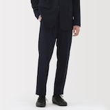 紳士　ストレッチジャージーノータックパンツ