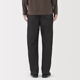 紳士　洗いざらしデニムイージーパンツ　黒