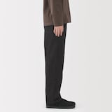 紳士　洗いざらしデニムイージーパンツ　黒