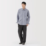 紳士　乾きやすいイージータックワイドパンツ