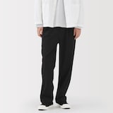 紳士　乾きやすいイージータックワイドパンツ