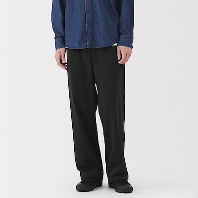 紳士　縦横ストレッチヘリンボーンベイカーパンツ