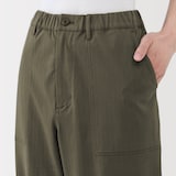 紳士　縦横ストレッチヘリンボーンベイカーパンツ