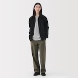 紳士　縦横ストレッチヘリンボーンベイカーパンツ