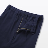 紳士　縦横ストレッチヘリンボーンベイカーパンツ