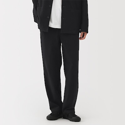 紳士　縦横ストレッチ起毛ヘリンボーンパンツ