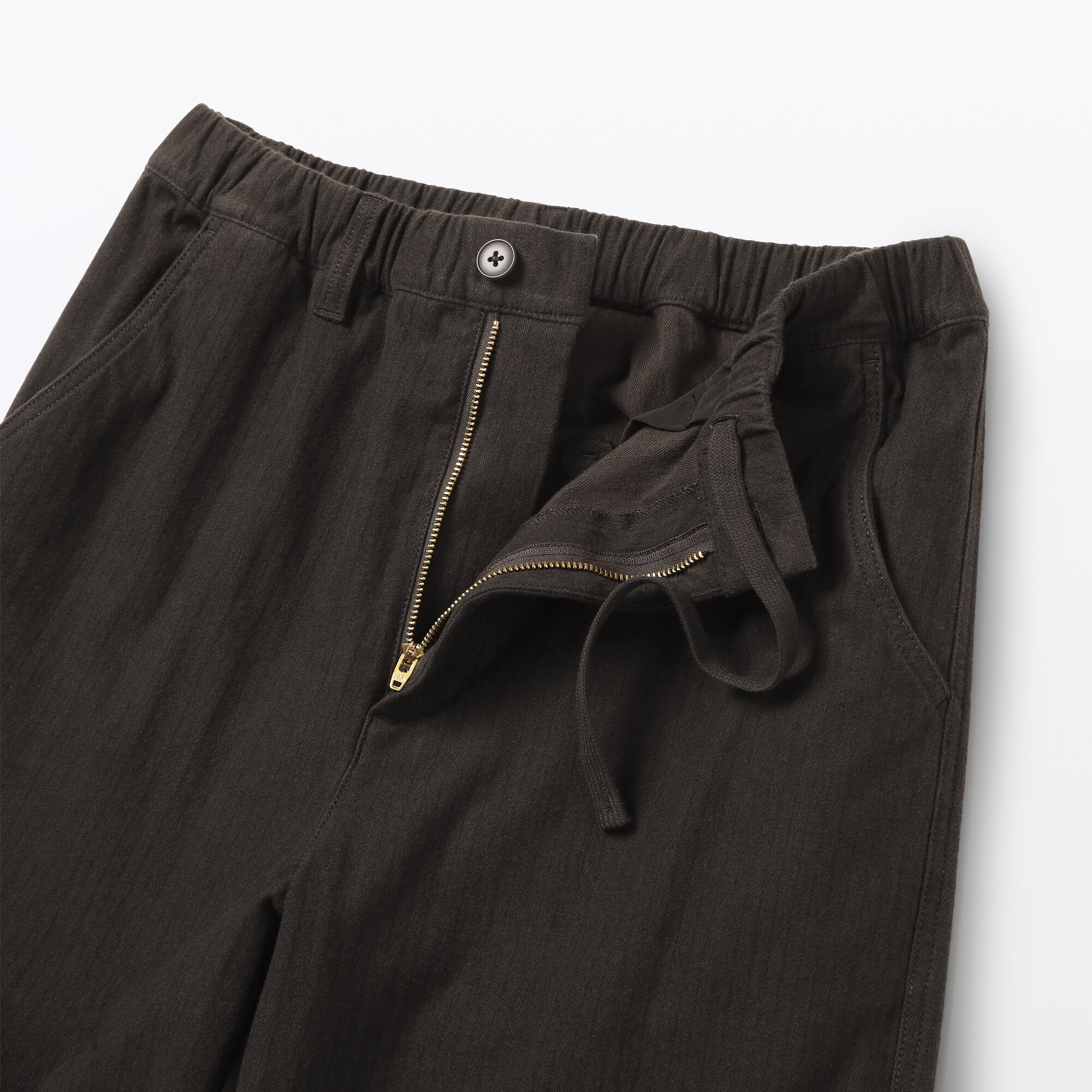 紳士　縦横ストレッチ起毛ヘリンボーンパンツ