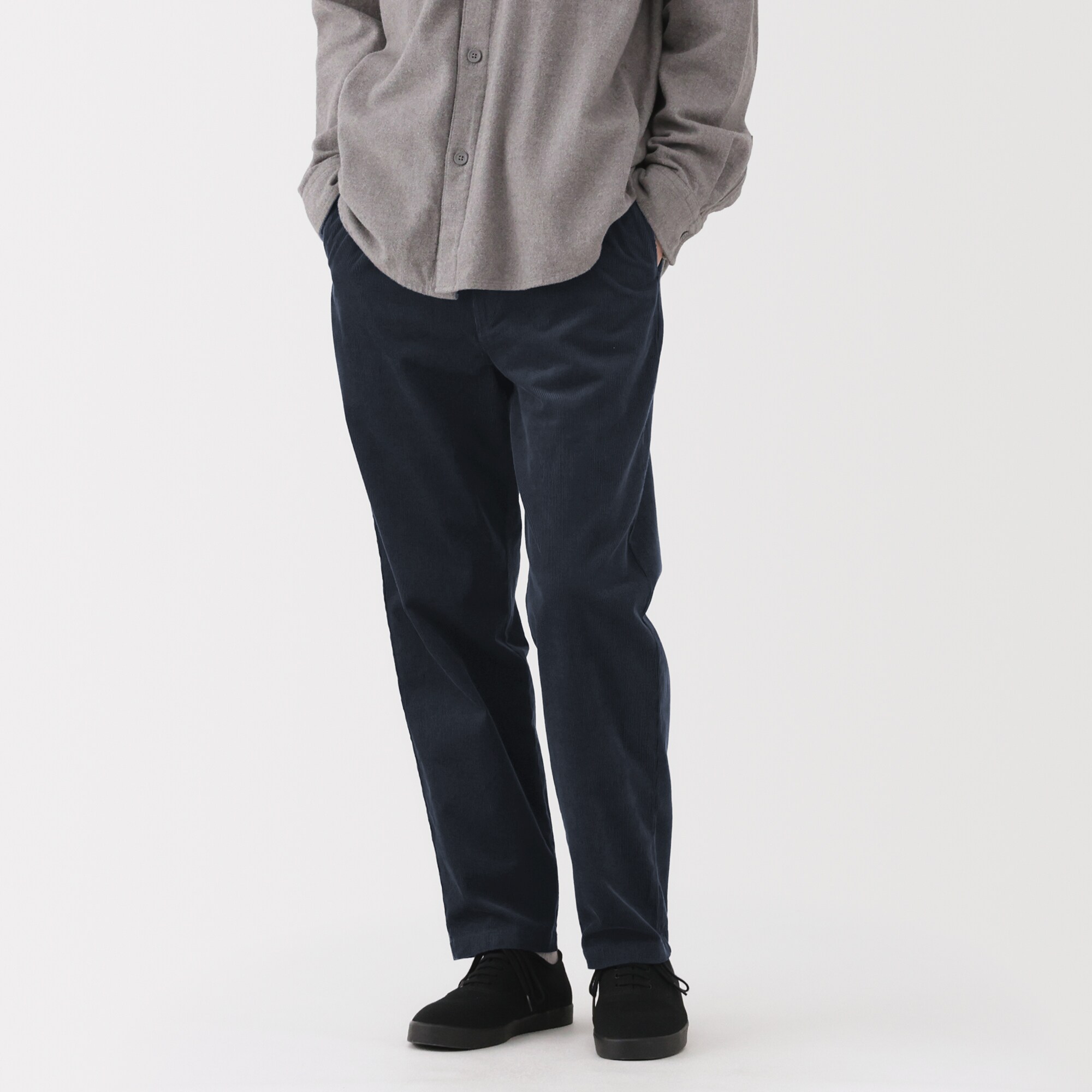 紳士　コーデュロイイージーパンツ