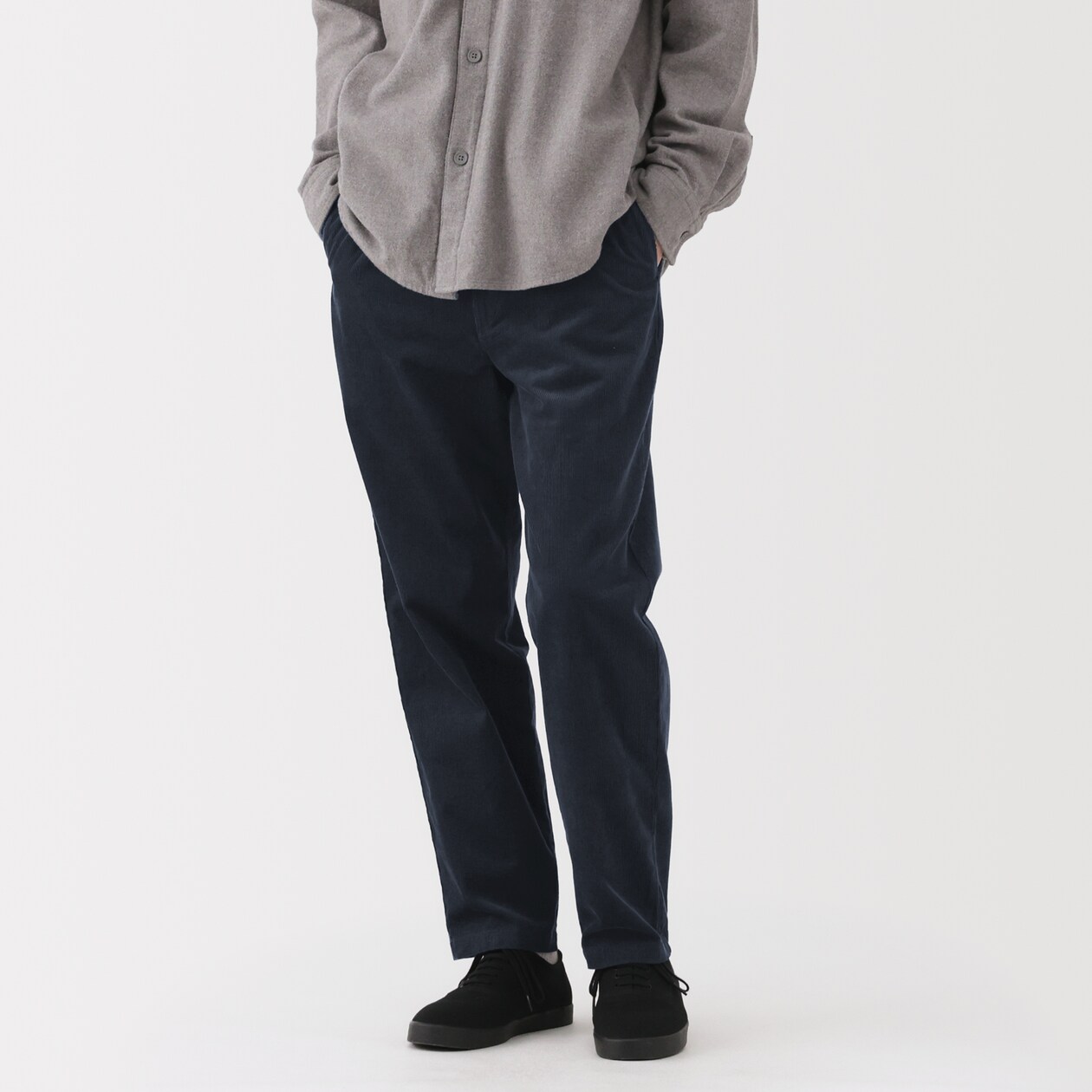 紳士　コーデュロイイージーパンツ