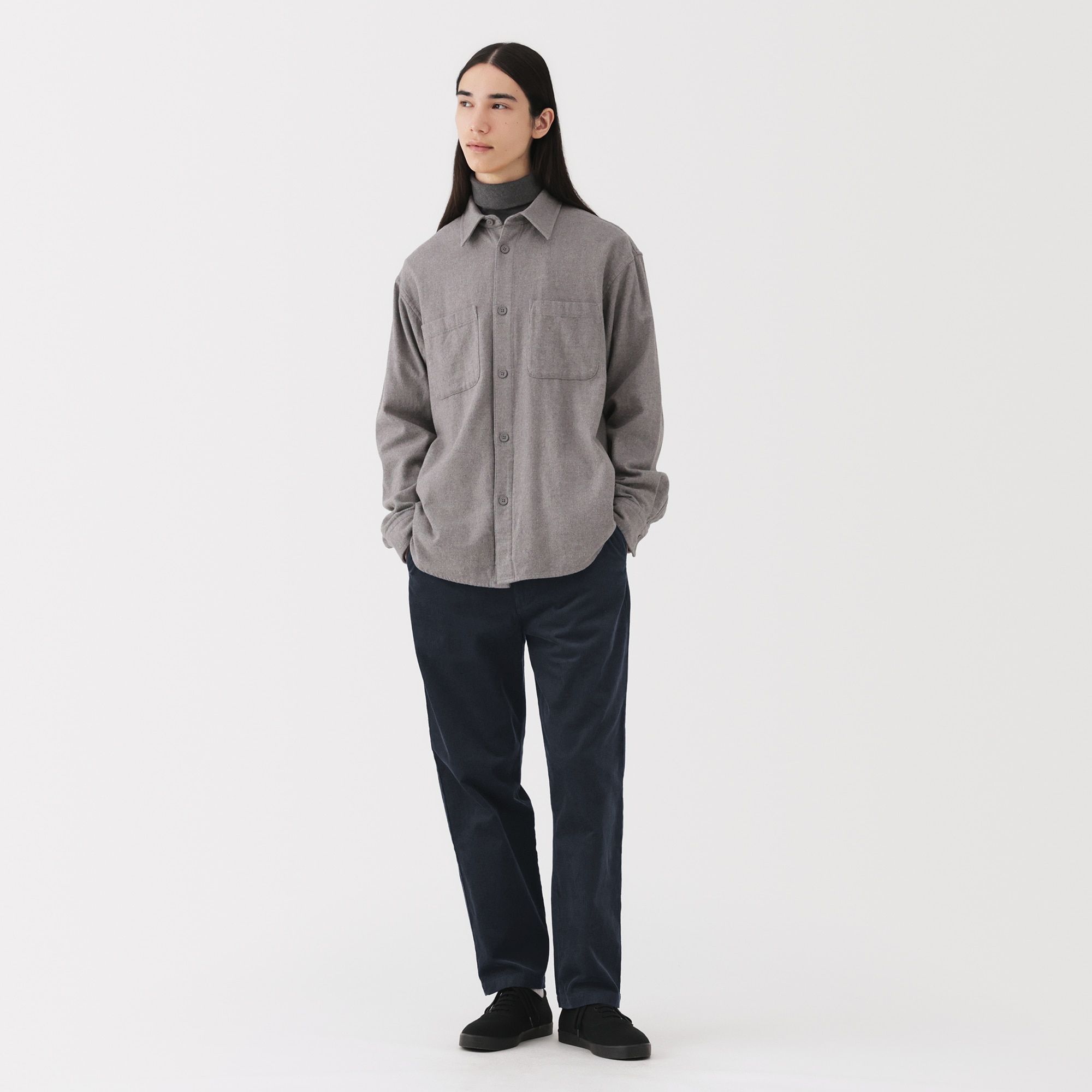 紳士　コーデュロイイージーパンツ