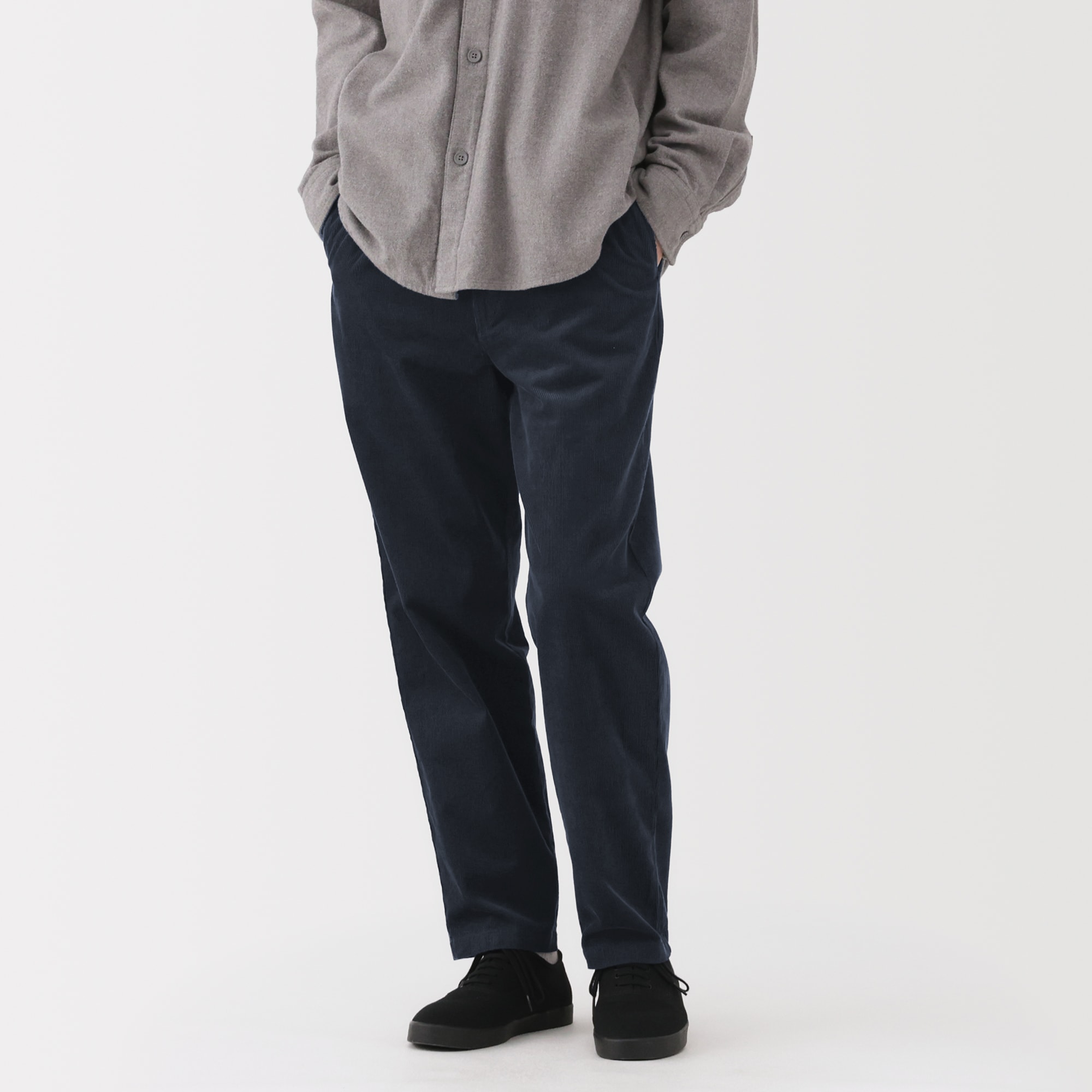 紳士　コーデュロイイージーパンツ