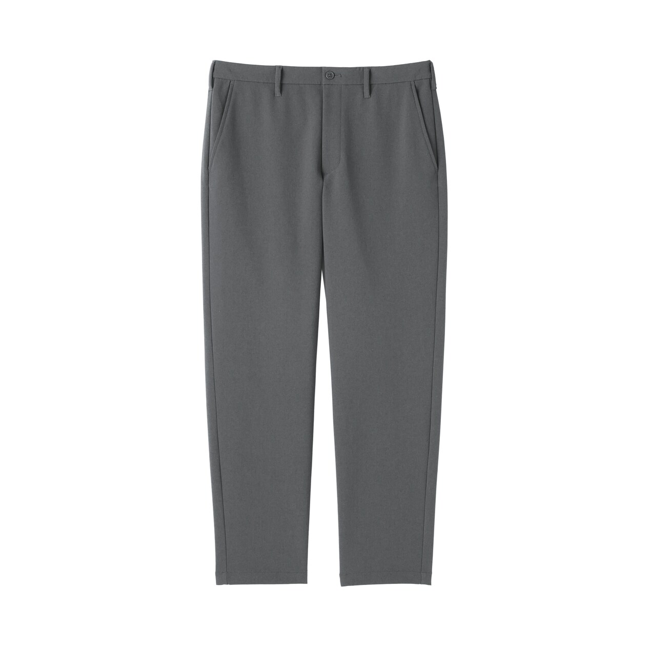 紳士　防風裏起毛ストレッチテーパードパンツ