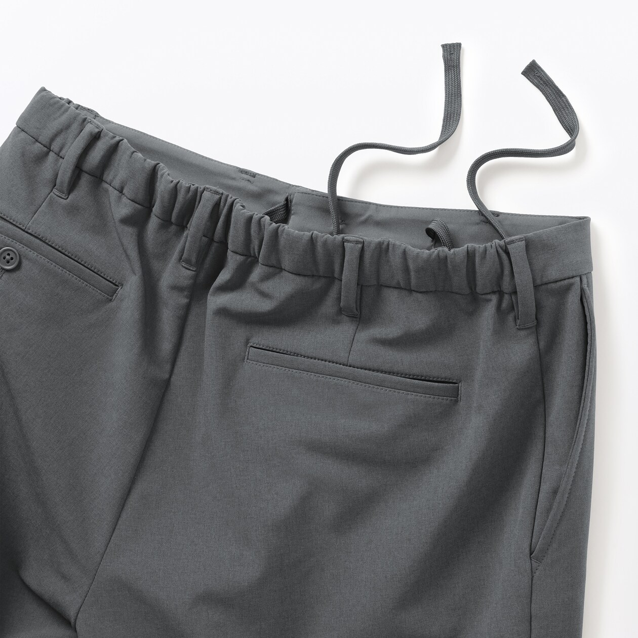 紳士　防風裏起毛ストレッチテーパードパンツ